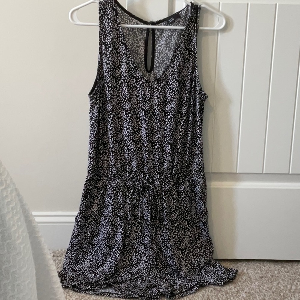 Muse Monochrome Patterned Romper - image 1